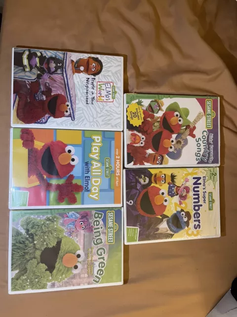 PBS KIDS SESAME Street DVD Lot Of 5 New Sealed Elmo Kids Children’s £12 ...
