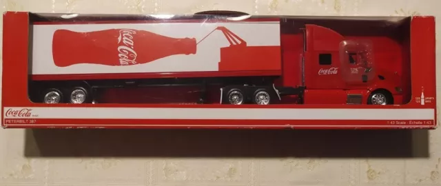 Modellismo Collezione Camion Coca Cola Truck Peterbilt 387 (125 Anniversary)