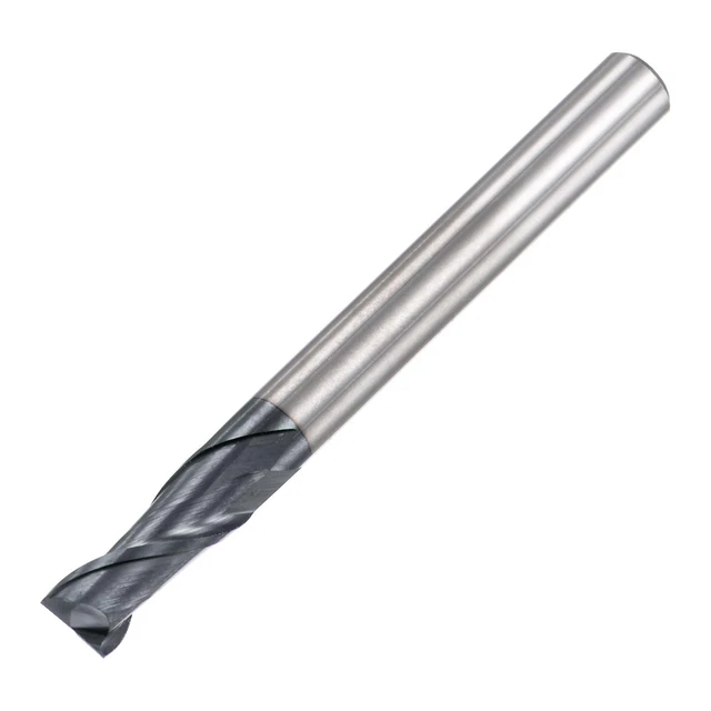 Fraise à Queue 4mm, Diamètre 3,5mm, 4 Cannelures, Carbure Revêtu AlTiN - Pour Usinage CNC, Acier, Inox