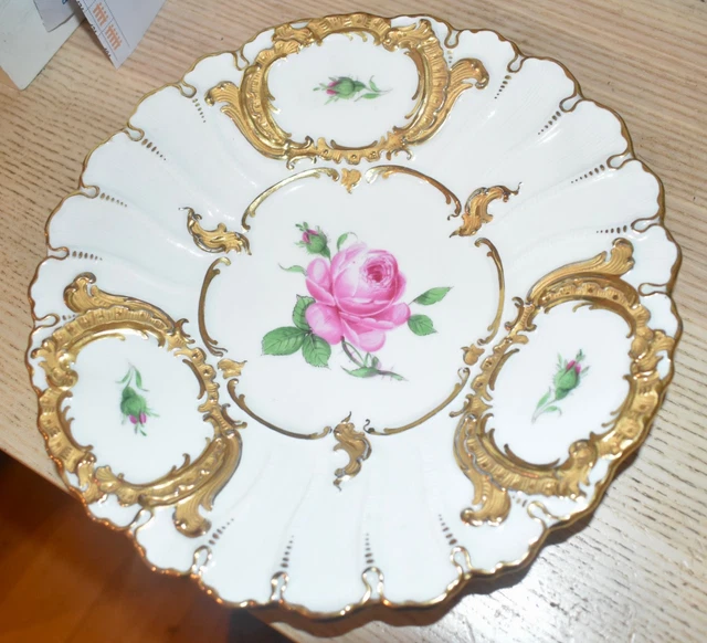 23CM MEISSEN MEISSEN Gold Relief Cabinet Plate $721.45 - PicClick CA
