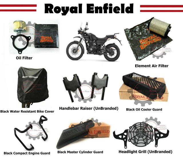 ROYAL ENFIELD &HIMALAYAN 411cc" Black Engine Guard" Combo Pack