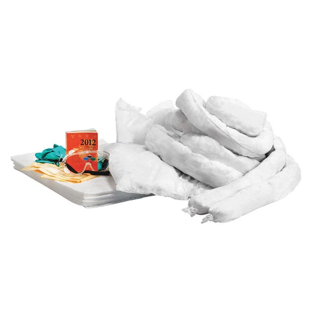 CONDOR 35ZR95 Spill Kit Refill, Oil-Based Liquids