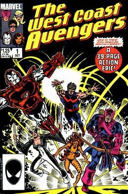 WEST COAST AVENGERS (Vol. 2) #1 F/VF, Direct, Marvel Comics 1985 Stock Image