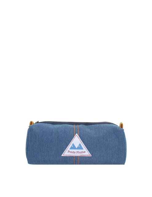 Trousse Triple Bench EASTPAK – 3 Compartiments, Nylon Résistant à L'eau, 26W, Couleur Bleu, Pour Fournitures Scolaires/bureau