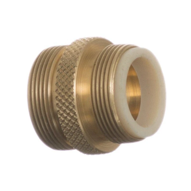 Adaptador de latón macho Python sin derrames Clean & Fill