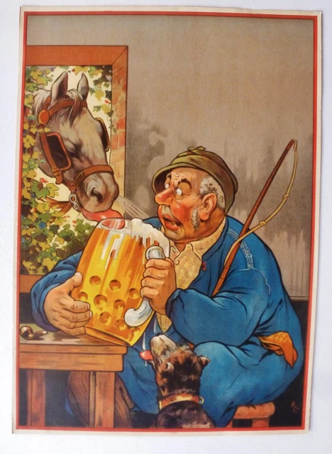 Affiche Ancienne Signée Mucha Rétro Théâtre - Dimensions 214x83 Cm (cadre 124x83?)