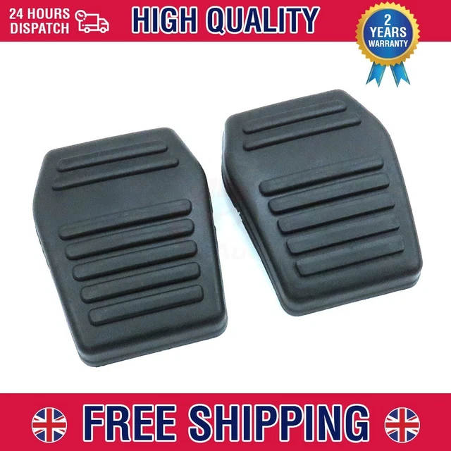 2x Brake & Clutch Pedal Rubber Pads For Ford Focus - Genuine Fit 94BB7A624AA, 6789917