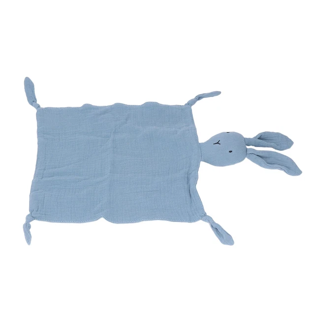 Cozy Plush Baby Security Blanket Skin Friendly Cotton Rabbits Security Blanket