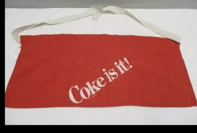 Vintage Soda Jerk Coca Cola Apron