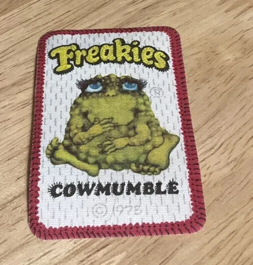 Ralston Purina 1970s Freakies Cereal Patches Premium Promo Cowmumble