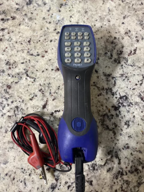 Tempo PE961 Telephone Line Test Set Tester Lineman’s Handset
