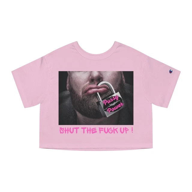 Feminist shirt "Pussy Power" - Women Empowerment Crop T-Shirt / LGBTQIA Crop tee