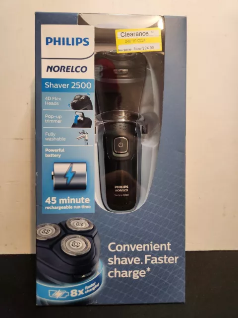 Philips Norelco Shaver 2500 S1311/82 Cordless Men's Electric Shaver New/Sealed