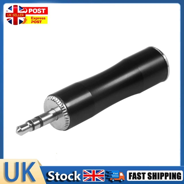 Stereo 3.5mm Male to Mini XLR 3Pin Male Microphone Mic Audio Adapter Connector H