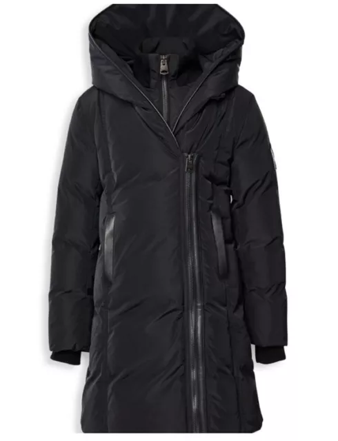 Mackage Girls Black KAY  Down Coat Signature Mackage Collar. Size 14  New