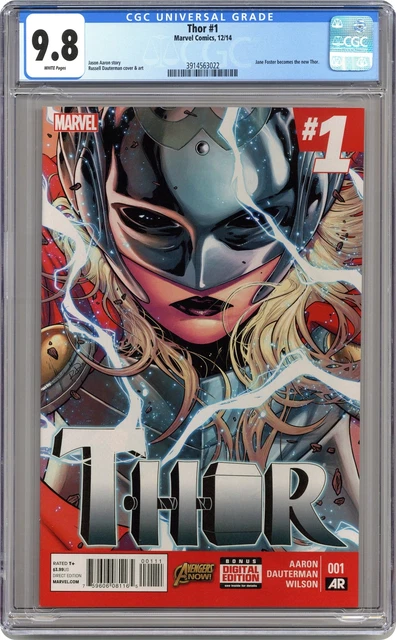 Thor 1A Dauterman CGC 9.8 2014 3914563022 Jane Foster as Thor