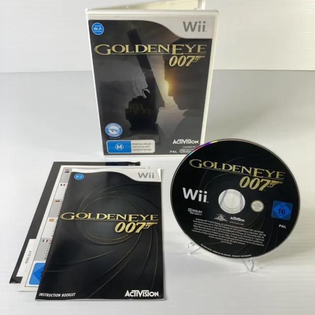 007 James Bond GoldenEye Golden Eye Nintendo Wii Video Game Free Post PAL