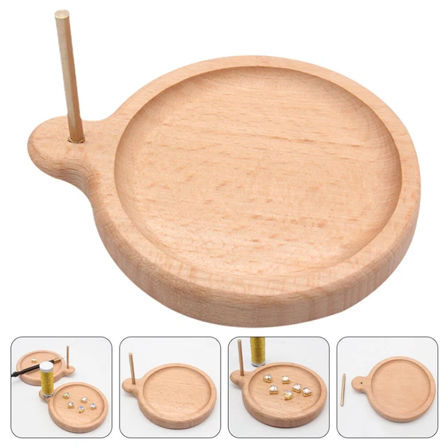 2-in-1 Runde Perle Container Handwerk Perle Droht Tablett Perlen Platte 9