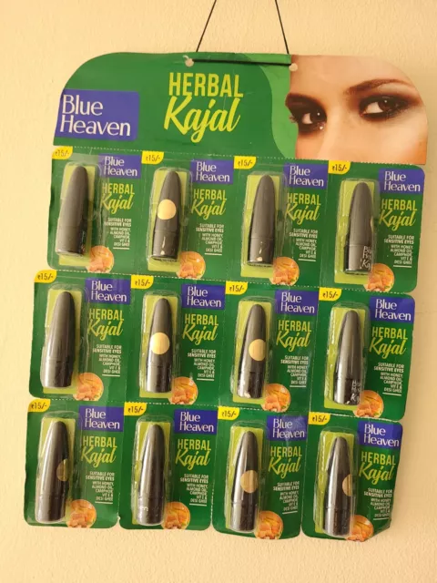 Blue Heaven Herbal Kajal Black Kohl Eyeliner origional  1 pcs