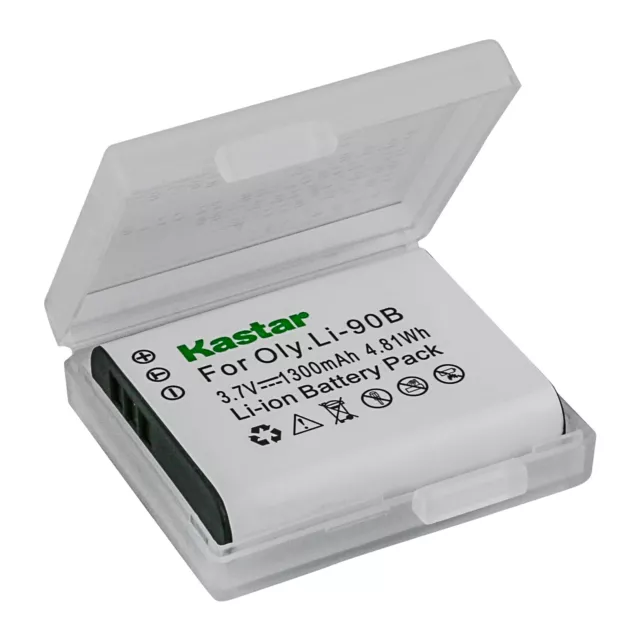 Kastar Battery Slim Charger for Ricoh DB-110 DB110 Ricoh GR IIIx Digital Camera 2