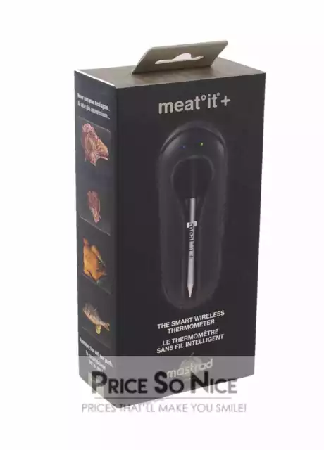 Mastrad Meat It + Bluetooth Probe Thermometer w/ App 196 ft range MSRP $100 New