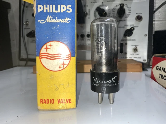 Tube EL806 Vintage Philips/Mazda/Miniwatt - NOS (New Old Stock) Testé, 1 Pièce, Neuf En Emballage D'Origine