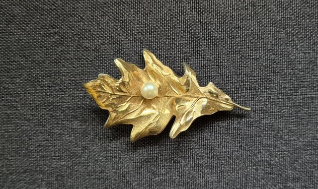 Broche Vintage Plaqué Or Signée Grossé Germany - Grande Taille - Haute Couture