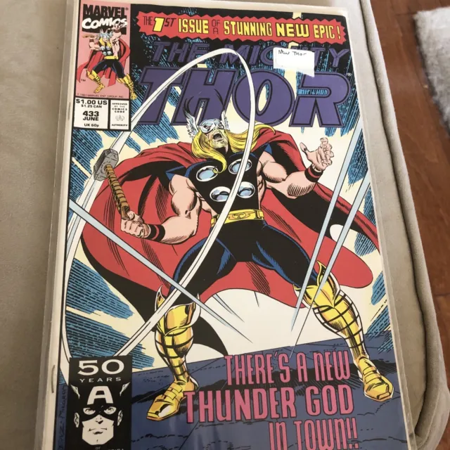 The Mighty Thor 433 Marvel Comics Vol. 1 No. 433 June 1991  VF/NM 9.0