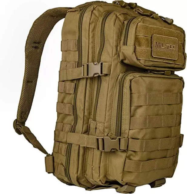 Zaino Tattico Softair Militare 36 Lt Coyote Backpack Us Assault Mil-Tec 14002205