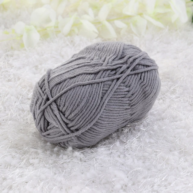 50g Garnhäkeln für Decke Baumwoll-Strickdecke- Baumwollgarn-Wattestäte klobig