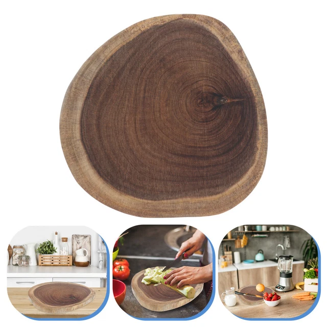 Serving Board Wooden Chopping Board Cutting Board Round Cutting Board Fruit