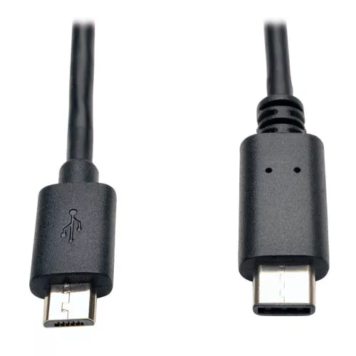 Tripp Lite 6FT USB2.0 Hi-Speed Micro USB-B Male to USB-C Male Cable