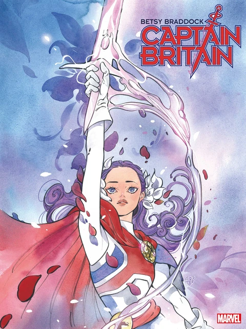 BETSY BRADDOCK: CAPTAIN BRITAIN #1 (PEACH MOMOKO VARIANT) ~ Marvel IN STOCK