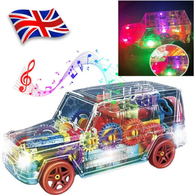 Cool Car LED Light Music Educational Toy 2-8Year Old Age Fun For Kids Toys Gifts