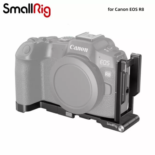 SmallRig EOS R8 Foldable Arca-Swiss L-Bracket for Canon EOS R8|EOS RP L Plate