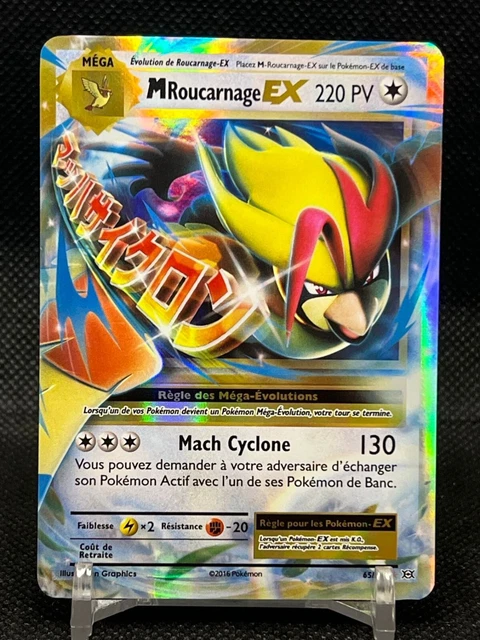 M Roucarnage EX 65/108 Pokemon Evolutions X&Y Rare NM 2016