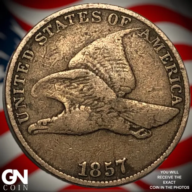 1857 Flying Eagle Cent  Q3650