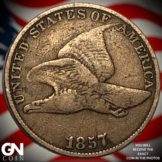 1857 Flying Eagle Cent  Q3650
