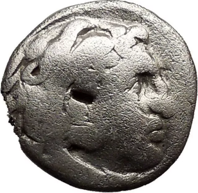 ALEXANDER III the Great 323BC Ancient Silver Greek Coin ZEUS Cult   i21833