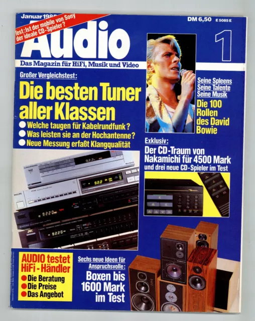 Audio 1985-1 Beosystem 5000,AKG K 145,Nakamichi OMS-7E ,Marantz CD-84