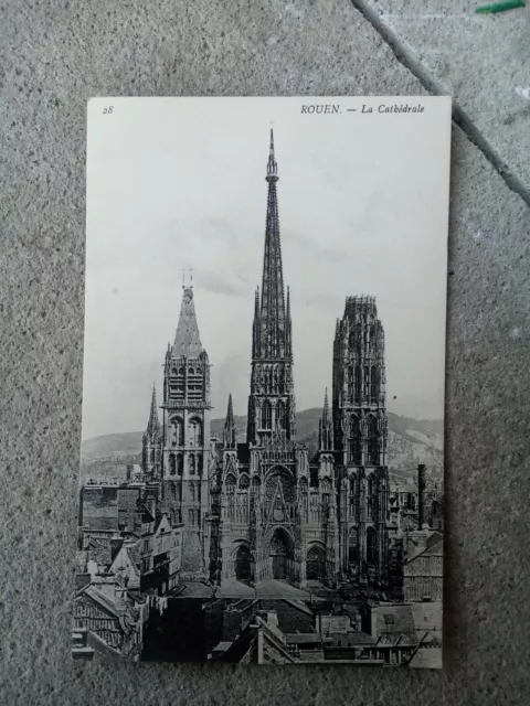 Cpa Rouen La Cathédrale