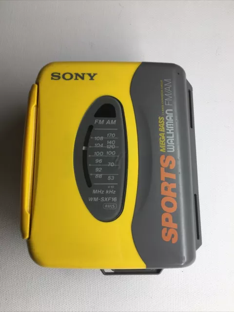 Vintage Sony Walkman Sports FM/AM Radio Cassette Player