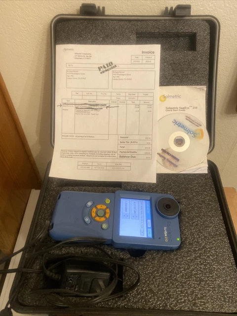 Solmetric SunEye-210 V2 GPS Solar Analyzer in Hard Case.Factory Refurbished!