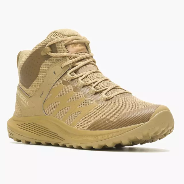 Chaussure de randonnée Merrell Nova 3 Tactical mid wp Coyote-Marron