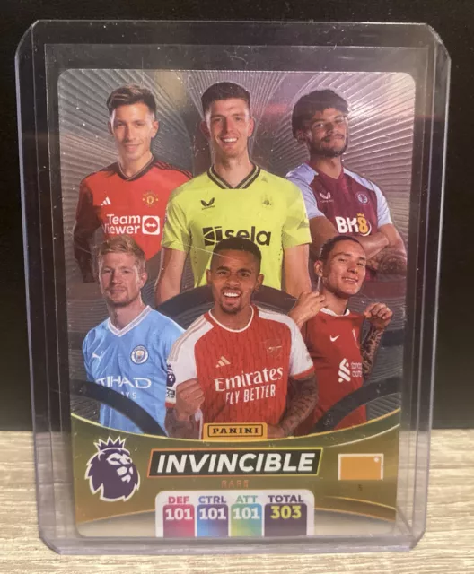 PANINI ADRENALYN XL Premier League 2024 Invincible Card No. 5 Rare! £