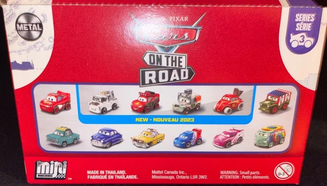 DISNEY PIXAR CARS Mini Racers On The Road SERIES 3 COMPLETE SET LOT OF ...