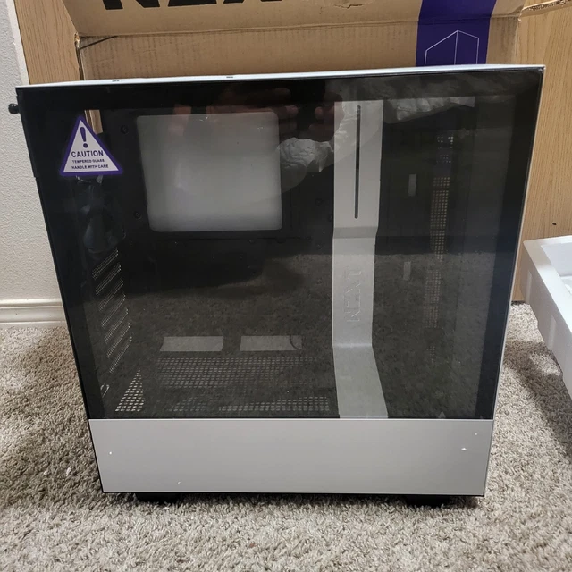 NZXT H510 COMPACT ATX MidTower PC Gaming Case White/Black OPEN BOX