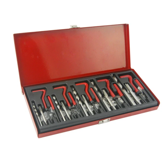 GEKO G02789 KIT RIPARA FILETTI 88pz RIPRISTINA FILETTATURE ELICOIDI Maschi Tooltek - Foto 8