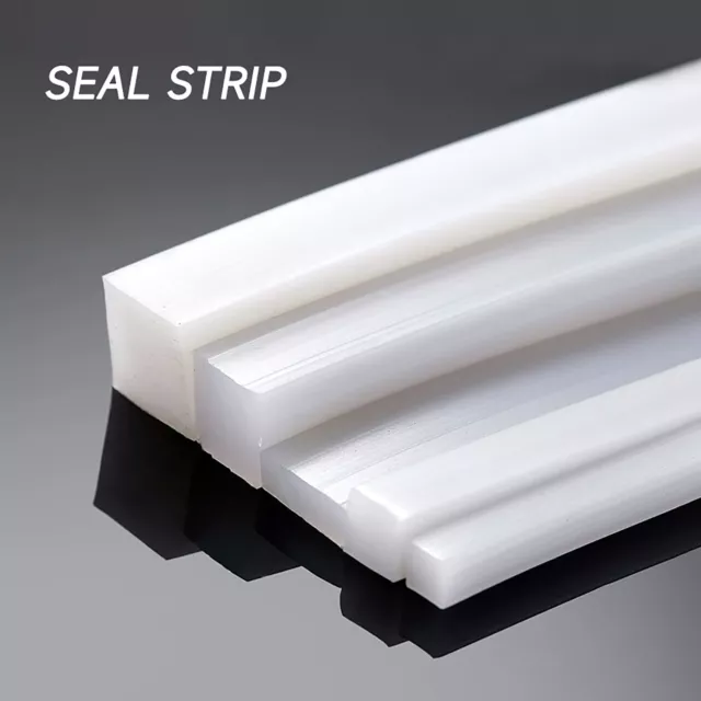 Gomma Silicone Bianco Solido Quadrata Guarnizione Strisce Barre Quadrate 4-30 mm