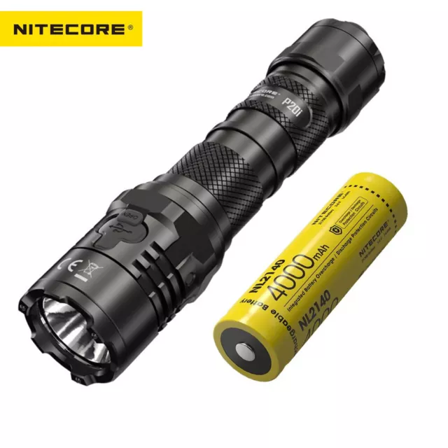 NiteCore P20i USB-C Rechargeable LED 1800 Lumens Flashlight Torch